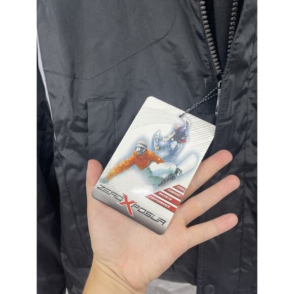 ZeroXposure NWT 3 in 1 Coat Men's SMALL Black Parka/Fleece jacket A84500 - Picture 5 of 13